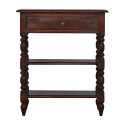 Turned Occasional Table - Brown