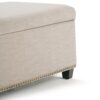 Kingsley - Large Storage Ottoman - Natural - Image 4