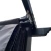 Replacement Canopy Top Fabric For 10X10 Ft Outdoor Patio Retractable Pergola Sunshelter Pergola Canopy - Gray - Image 2