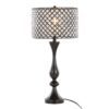 Topaz - Contemporary Table Lamp - Oil Rubbed Bronze / Clear Crystal - Image 2