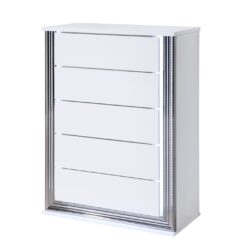 Moon - Smooth Chest With LED - White