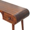 London - Arch Writing Desk - Dark Brown - Image 4