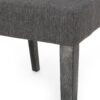 Contemporary Fabric Dining Chair With Upholstered Seating And Tapered Legs - Charcoal - Image 11