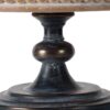 Wooden Display Stand With Beaded Trim - Black Brown - Image 7