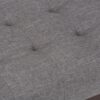 Draper - Mid Century Tufted Ottoman Bench - Slate Gray - Image 8