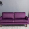 Plush Comfort Loveseat - Eggplant - Image 11