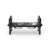 Adjustable Pet Bowl Travel Ready HDPE Durable Poly Lumber Recycled - Black - Image 2