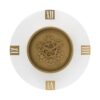 Round Moving Gear Roman Numeral Clock - Multicolor - Image 2