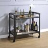 Jorgensen - Serving Cart - Rustic Oak / Charcoal - Image 6