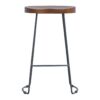 Industrial Chunky Bar Stool - Chestnut - Image 2