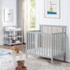 Connelly - Mini Crib With Mattress Pad - Gray, Rockport Gray - Image 5