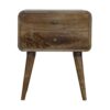 Curved Classic ed Nightstand - Gray Wash - Image 2