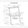 Aleck - Desk - Warm Walnut Brown - Image 10