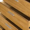 5 Drawer Dresser - Natural Wood / Brown - Image 5