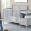 Connelly - 4 In 1 Crib and Changer Combo - Gray, Rockport Gray - Image 8