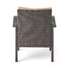 Honolulu - 4 Pieces Wicker Set Outdoor Seating - Brown / Tan With - Image 14