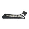 Queen Size Upholstered Platform Bed Frame, LED Lighting With Remote Controller And App, Curve Design, Wood Slat Support, No Box Spring Needed - Black / White - Image 5