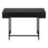 Computer Desk For Home Office, Laptop, Storage Drawers, Modern - Black - Image 4