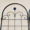 2 Pack Metal Garden Trellis For Climbing Plants Outdoor Rustproof Plant Support Rose Trellis Netting Trellis - Black - Image 4
