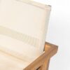 Belfast - Dining Chair (Set of 2) With Frame And Textile For Outdoor Use - Teak / Beige - Image 17