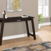 Computer Desk For Home Office, Laptop, Storage Drawers, Contemporary And Modern - Espresso - Image 3