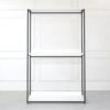 Fiona - Freestanding 3 Tower System Walk In Closet With 7 Shelf Wood And Metal Frame - White - Image 4
