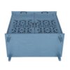 2 Door 2 Drawer Cabinet, American Furniture, Suitable For Bedroom, Living Room, Study - Blue - Image 20