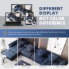 Modern Oversized Modular Sectional Sofa, Sparkling Chenille Fabric Soft Cushion Sofa With 8 Pillows, 8 Pieces Diy Combination Tufted Sofa, No Assembly Required - Blue - Image 15