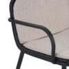 Luna - Outdoor Patio Loveseat With Frame And Cushions Weather Resistant Pp Material - Beige / Black - Image 12