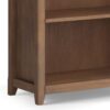 Amherst - 5 Shelf Bookcase - Rustic Natural Aged Brown - Image 5