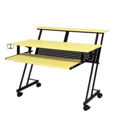 Suitor - Music Recording Studio Desk - Black / Yellow