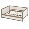 Full Size Daybed With Trundle And Nailhead Decoration - Wood - Image 10