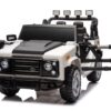 12V7A 30W*2 Four-Wheel Drive Leather Seat One Button Start, Forward And Backward, High And Low Speed, Music, Front Light, Power Display, Two Doors Can Open, 2.4G R / C, Seat Belt Four Wheel Absorber - White / Black - Image 10