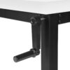 Computer Desk, Home Office, Standing, Adjustable, Laptop, Contemporary And Modern - White / Black - Image 8