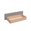 Queen Size Upholstered Platform Bed With 2 Drawers And 1 Twin Long Trundle - Light Gray - Image 19
