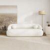 Andrew - Boucle Sofa - Beige / Ivory White / Light Beige / White - Image 10