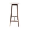 Bar Height Dining Table With Splayed Legs And Elongated Rectangular Top - Walnut - Image 5