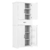 Bathroom Storage Cabinet With Multi Functional Storage Space, Drawer With Slide Rails, Adjustable Shelf - White - Image 11