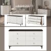 Carena - Dresser With Jewerly Tray - White / Walnut - Image 5