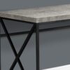 Computer Desk For Home Office, Laptop, Contemporary And Modern - Gray / Black - Image 2