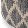 Edgeley - Round Pouf - Gray / Natural - Image 4