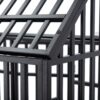 Heavy Duty Dog Cage Pet Crate With Roof & Window On Roof - Black - Image 7