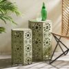 Eliana - Outdoor Side Table, 2 Pieces - Green - Image 4