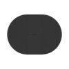 Dining Table For Farmhouse Kitchen Expandable Oval Table Top With Removable Leaf Trestle X Shaped Base - Black - Image 14