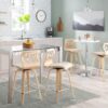 Adjustable Contemporary Bar Table - White - Image 4