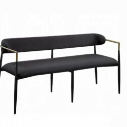 Jaramillo - Chenille Bench - Black