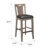 Benti - Slat Back Bar Stools (Set of 2) - Brown - Image 6