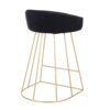 Canary - Contemporary Counter Stool (Set of 2) - Gold / Black - Image 4