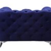 Atronia - Velvet Chair - Blue - Image 4