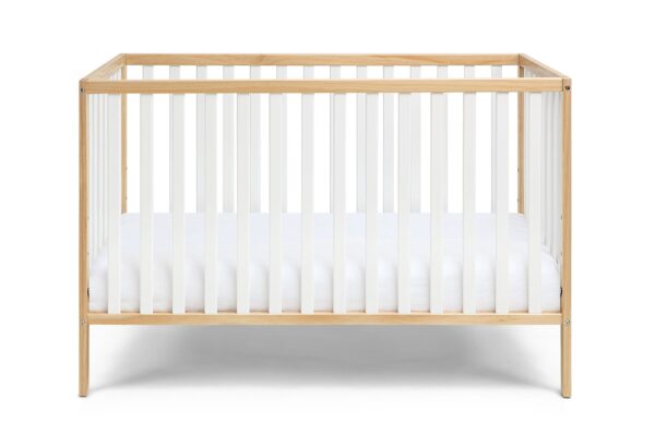 Deux - Remi 3 In 1 Convertible Island Crib - Natural / White